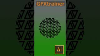 Triangle pattern Design  #adobeillustrator #gfxtrainer #illustratorcc #adobesoftware #vectorillustra