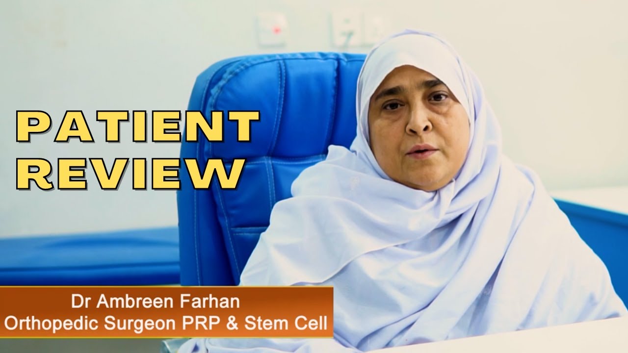 Sure Cell Australian Karachi Stem Cell clinic Patient Review Dr. Ambreen Farhan YouTube