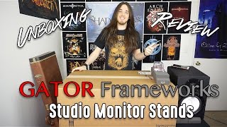 Gator Frameworks Studio Monitor Stands | Unboxing/Review