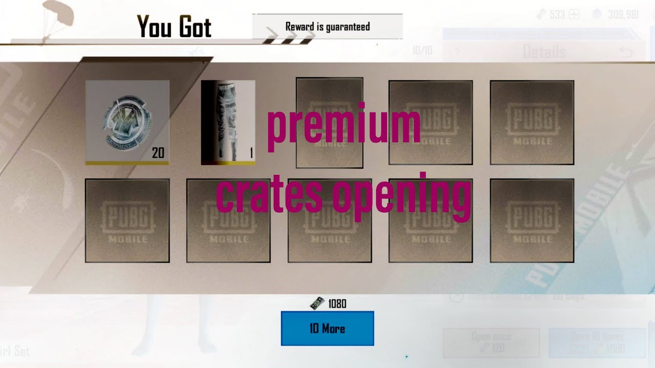 PREMIUM CRATE OPENING YouTube