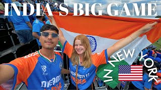 INDIA's BIG WORLD CUP GAME IN NEW YORK 🇺🇸