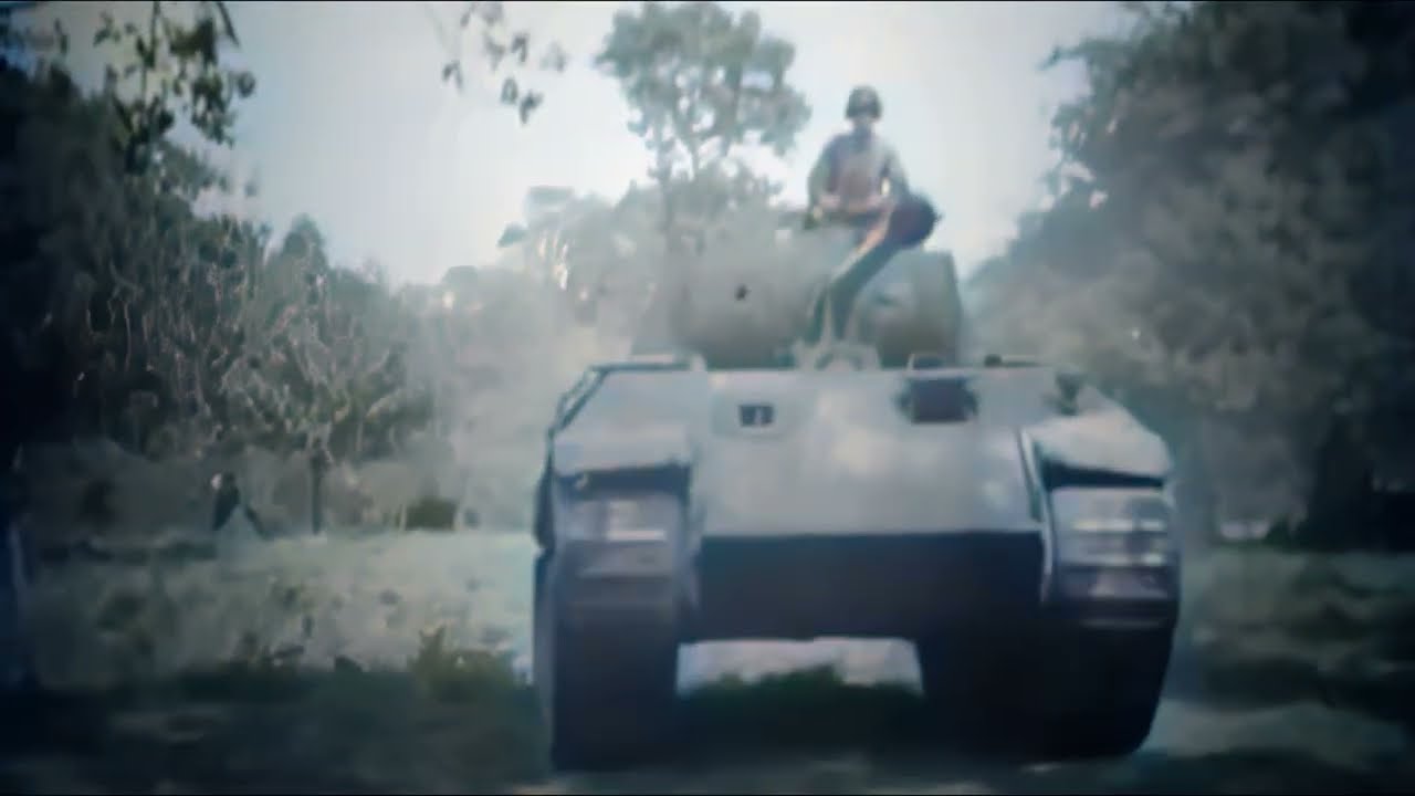 US troops inspect & test a captured German Panther tank in Le Dezert, France July 19 1944 