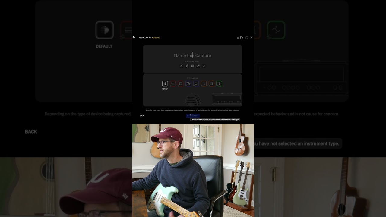 Создание файла V2 для захвата данных на Quad Cortex