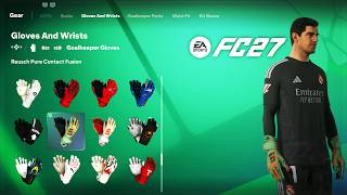 EA SPORTS FC 27: All Goalkeeper Gloves In The Game