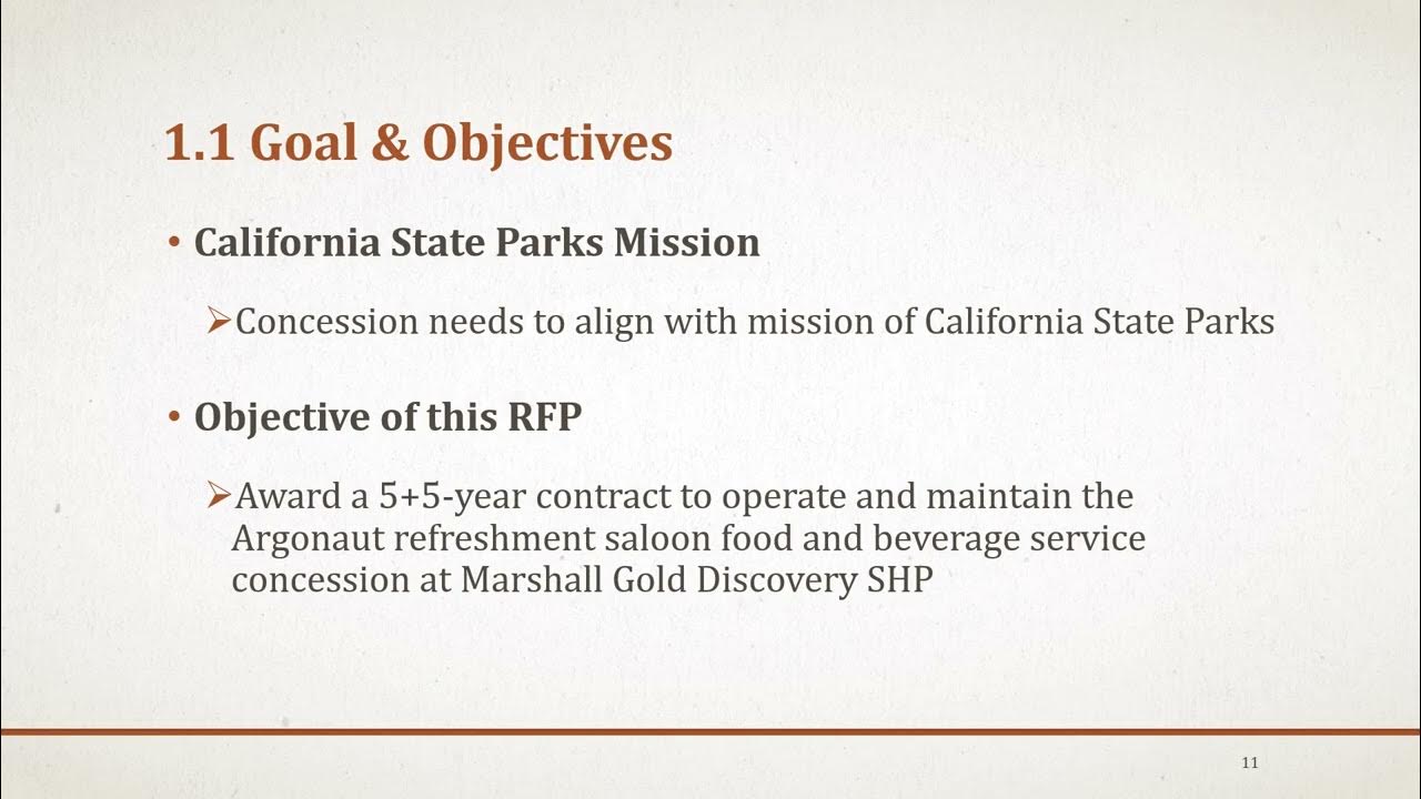 Argonaut Refreshment Saloon Food and Beverage Concession Opportunity at