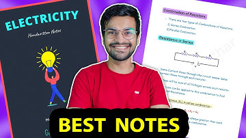 Electricity Class 10 Notes Pdf Chapter 12 Science Notes | Shobhit Nirwan | Green Board | Mkr
