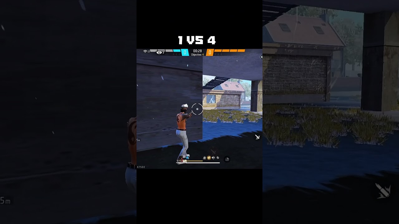 1vs4 Destroyed in seconds ☠️ M500 🤡 