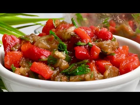 Видео рецепт Cалат из печеных овощей
