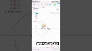 Fusion360: Circumscribed Polygon  #3dprinting #fusion360 #fusion360tutorial