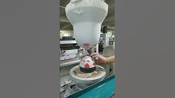 Not Jelly! This Machine Prints Patterns on Bowls #shorts