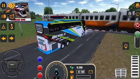 Mobile Bus Simulator #2- Double Decker New Bus Driving in Jakarta-Android Gameplay