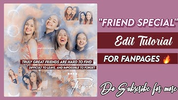 "Freind Special" Edit Tutorial ❤️|| PicsArt Fanedit Tutorial•||