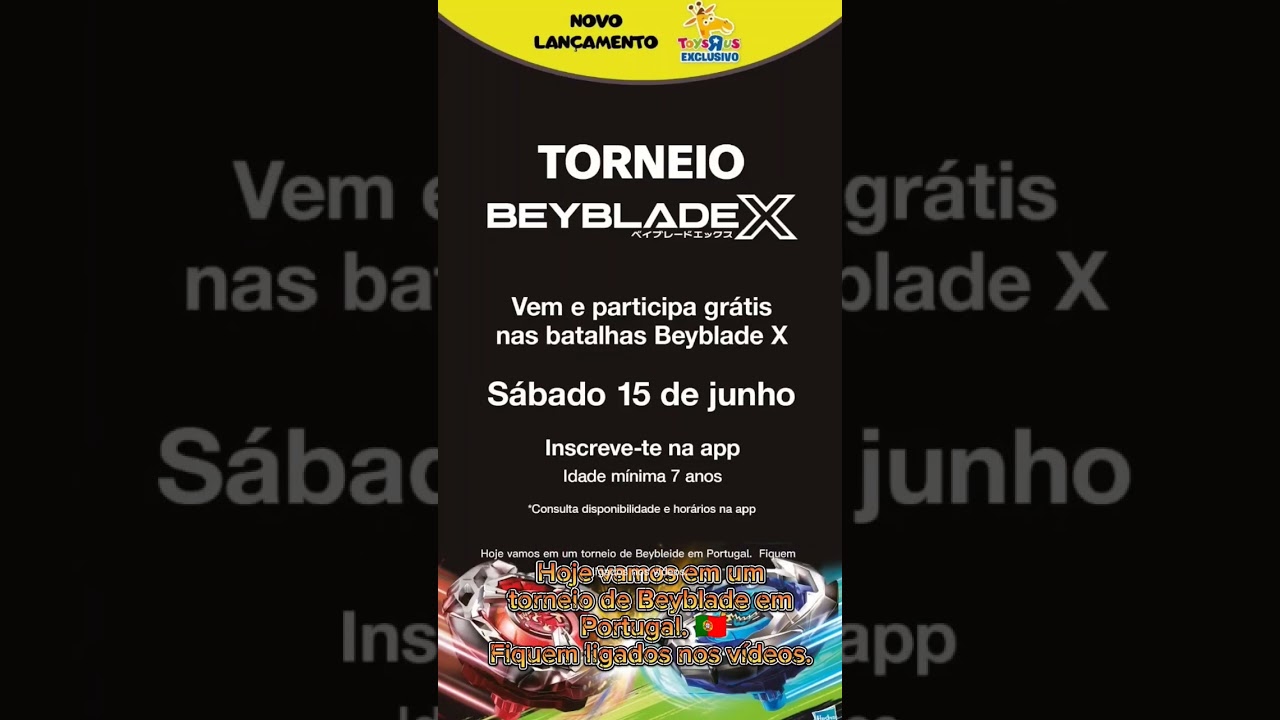 Torneio de Beybleide em Portugal.