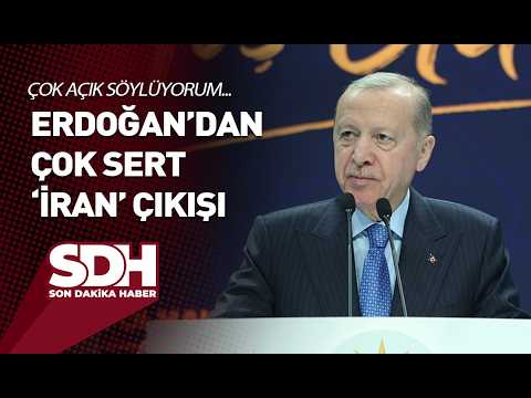Erdoğan'dan Canlı Yayında Çok Sert İran Çıkışı: Bakın Çok Açık Söylüyorum...