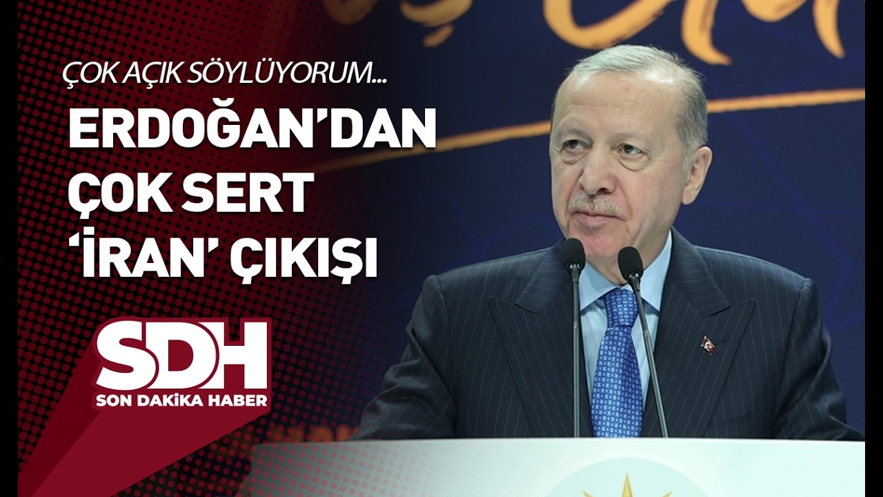 Erdoğan'dan Canlı Yayında Çok Sert İran Çıkışı: Bakın Çok Açık Söylüyorum...