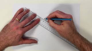 Two-sided ruler: Right angle anywhere using a rhombus