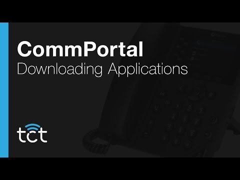 CommPortal - Downloading Applications