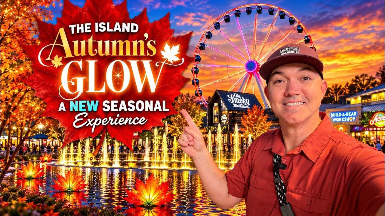 NEW Autumn's Glow at The Island in Pigeon Forge | Full Tour of Shops, Restaurants & More!