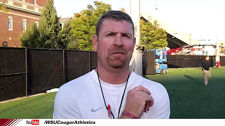 WSU Football: Jeff Choate after practice.  Sept. 26