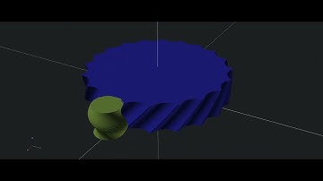 Eccentric Cycloidal Gear in OpenSCAD
