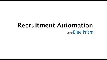 ZOHO Recruitment Automation Using BluePrism | Kasmo Inc