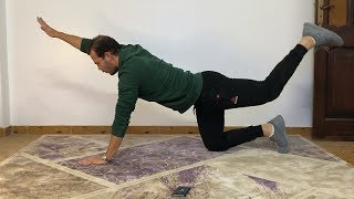 تمرين سهل مدته 10 دقائق فقط لشد بطنك فى اسبوع و تخسيس البطن وازالة الكرش فى البيت screenshot 4