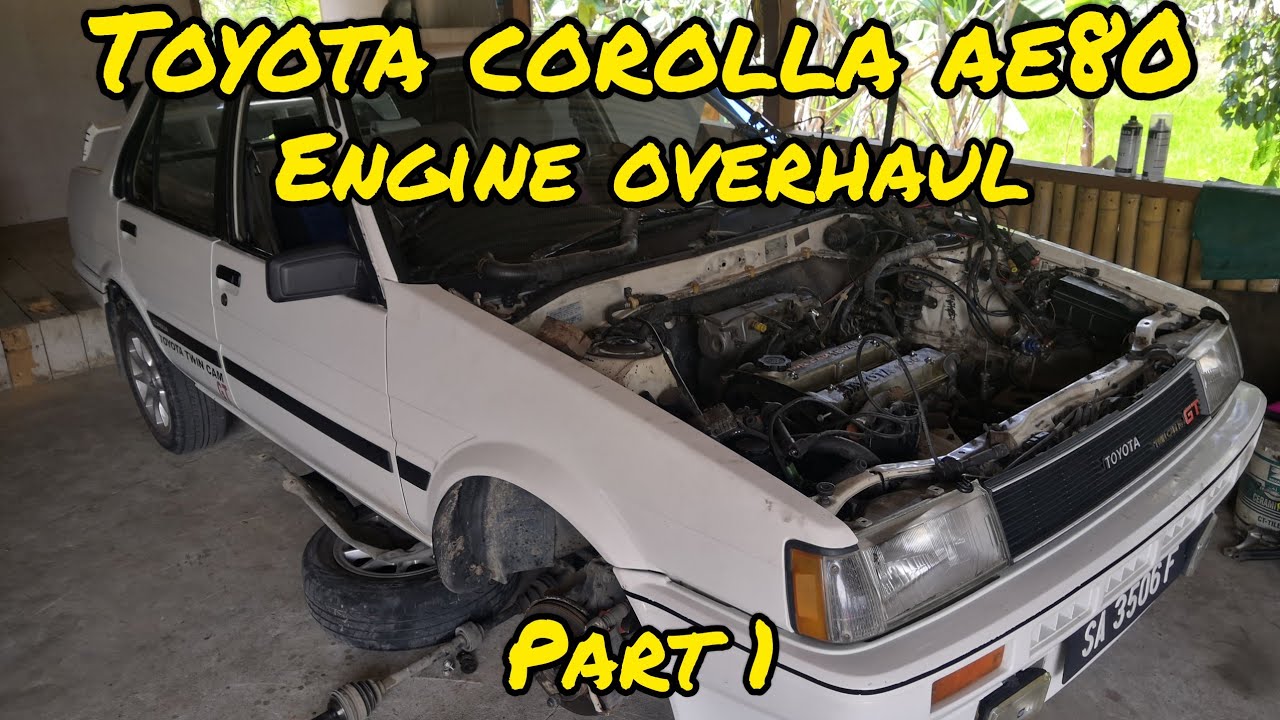 How to Overhaul Toyota Corolla AE80 Engine Part 1 - YouTube