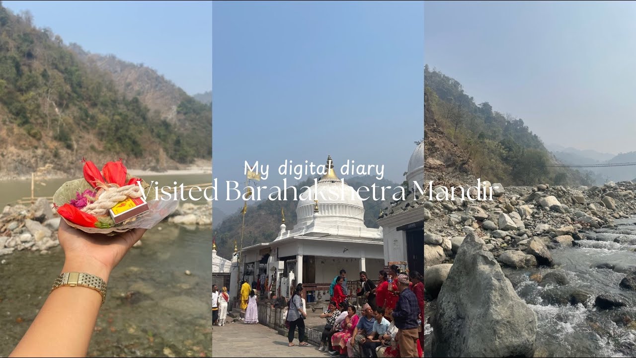 s1 vlog🛕”visited Barahakshetra Temple”🌼🕉️My digital diary: ep1