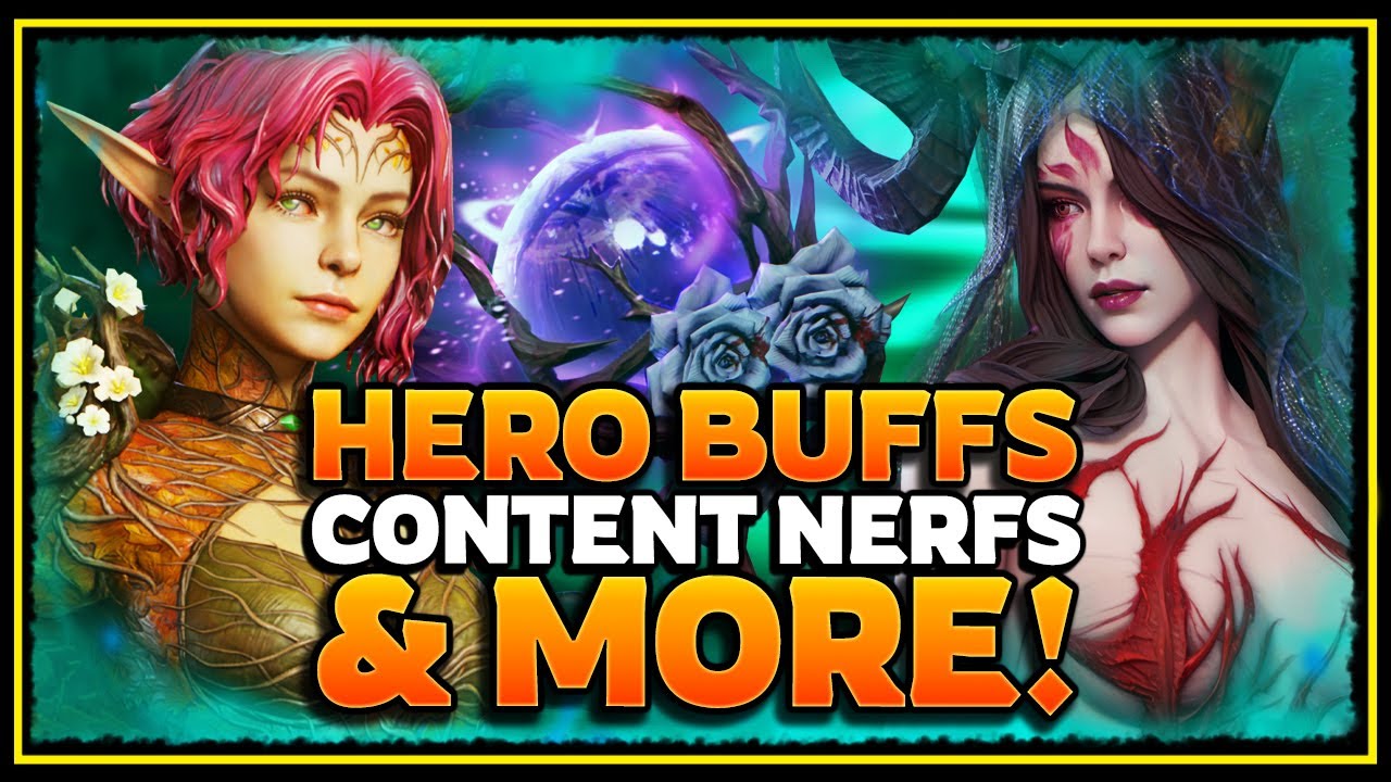 Hero BUFFS & Updates Incoming! ✅ Patch Notes ✤ Watcher of Realms