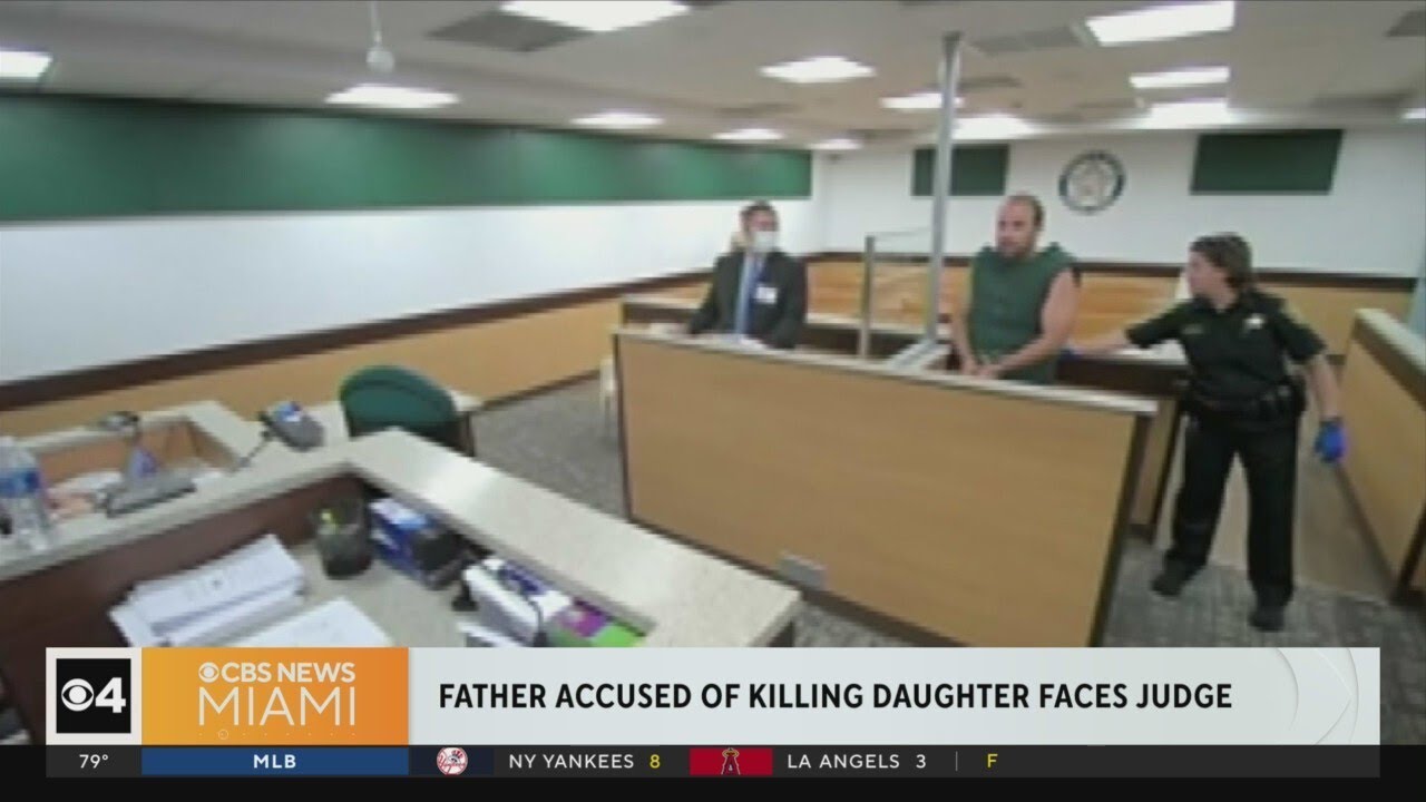 Father of man accused of killing his toddler daughter faces judge - YouTube