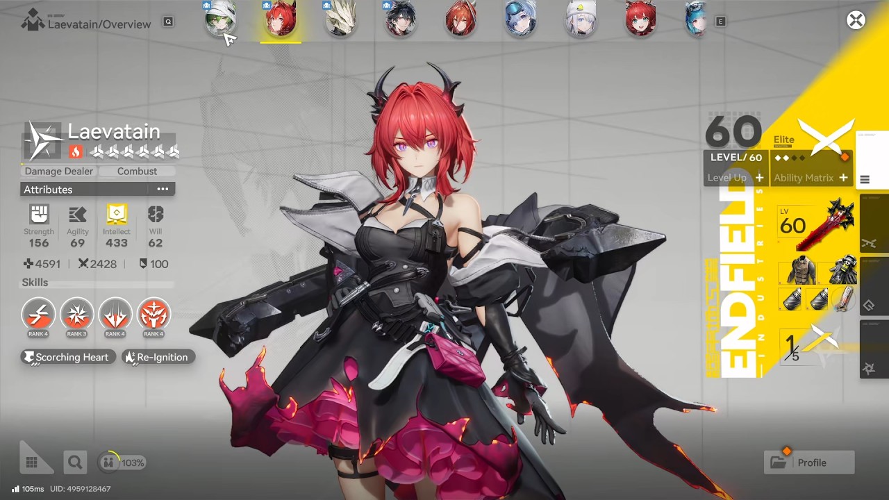 Arknights: Endfield - Level 60 Endgame Clear Squad - The Fantastic Fire