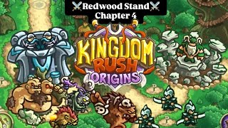 ⚔️ Redwood Stand ⚔️ in Veteran 👑 Kingdom Rush Origins 👑 campaing chapter 4🏹🛡️