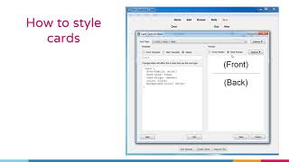 How to STYLE CARDS in ANKI?