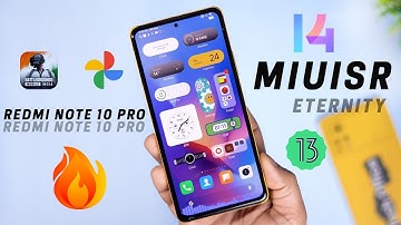 MIUISr Eternity Edition for Redmi Note 10 Pro, Next Level Customization & Performance ?