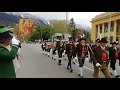 Bundeshauptversammlung der Tiroler Schützenkompanien Umzug durch die Altstadt Innsbruck 28.04.2019