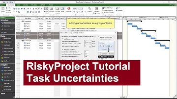 RiskyProject Tutorial: Task Uncertainties