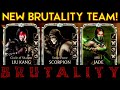 MK Mobile. New EPIC Brutality Team. Can I Do All 3 Brutalities in 1 Fatal Battle?