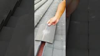 Roof Water Tile Placement Process- Good Tools And Machinery Make Work Easy