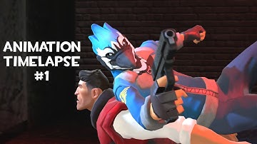 Animation Timelapse #1: Mercs in Blue WIP