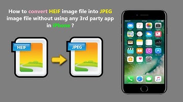 How to convert HEIF image file into JPEG image file without using any 3rd party app in iPhone ?