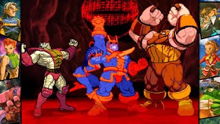 Marvel vs Capcom 2: Colossus, Juggernaut, and Thanos arcade playthrough