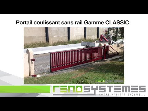 Portail coulissant sans rail - RENOSYSTEMES - Urrugne (64)