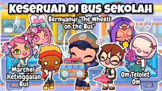 Game Pazu Avatar World | Keseruan di Bus Sekolah | The Wheels On The Bus | Telolet
