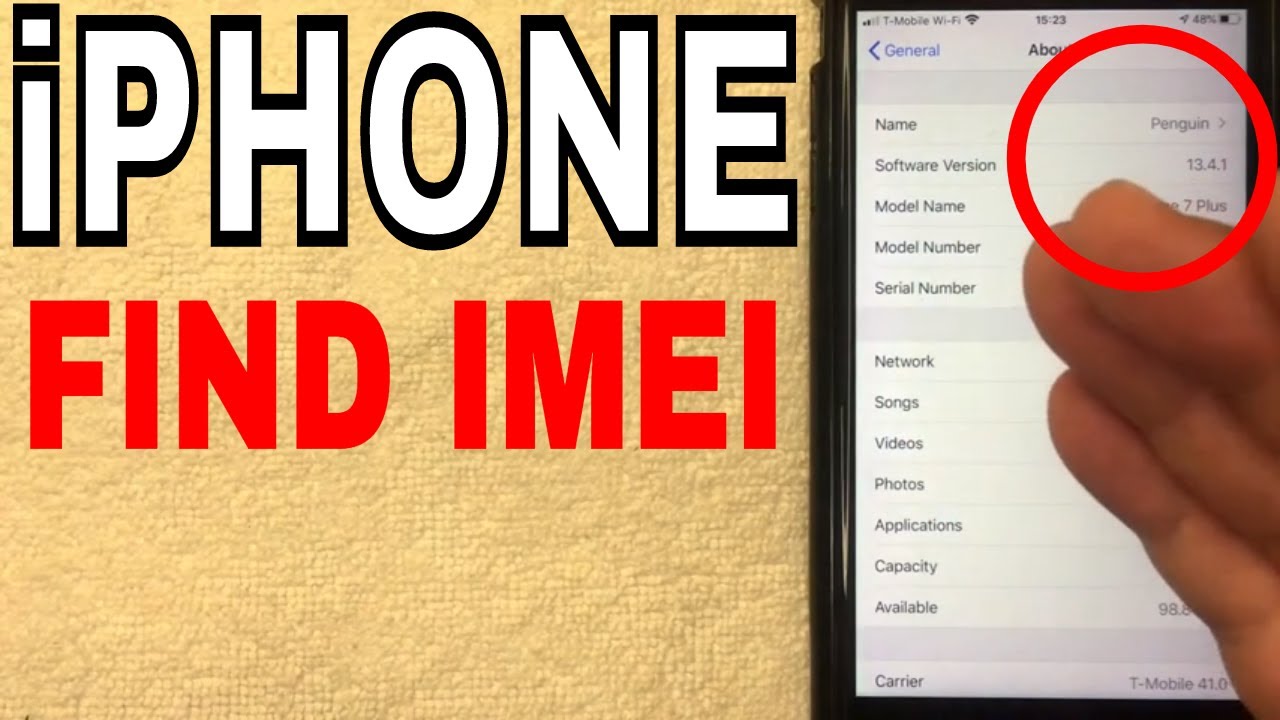 How To Find IMEI On IPhone YouTube