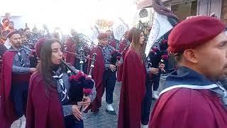 Bethlehem Christmas Eve 25 - Scouts Marching
