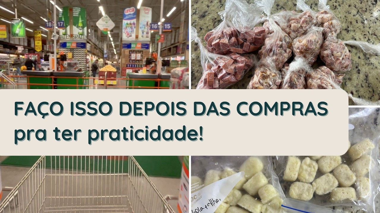 MEU SEGREDO PARA COZINHAR MAIS RÁPIDO (começa no dia das compras!)