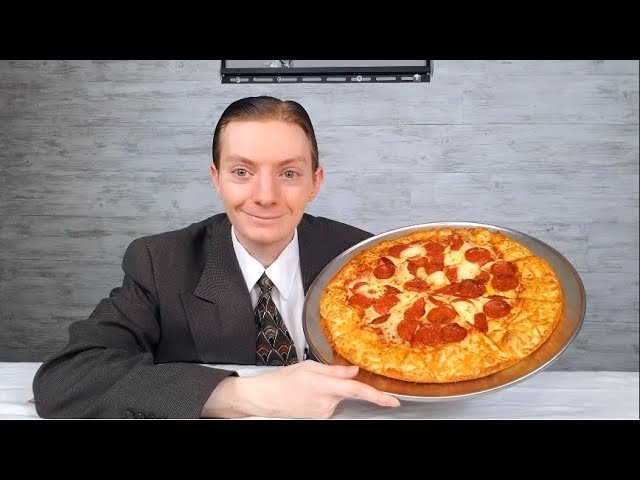 Little Caesars Pepperoni Cheeser! Cheeser! Pizza Review! - YouTube