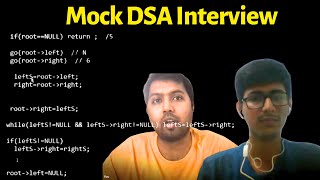 SDE DSA Mock Coding Interview and Resume Review