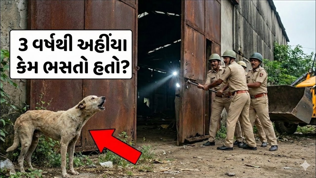 3 વર્ષથી ફેક્ટરીની બહાર કૂતરો દરરોજ ભસતો હતો.. દરવાજો ખોલ્યો તો અંદર પોલીસને જે મળ્યું હોસ ઉડી ગયું