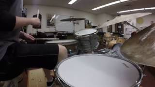 Leedy Single Ply Walnut Snare Drum Demo